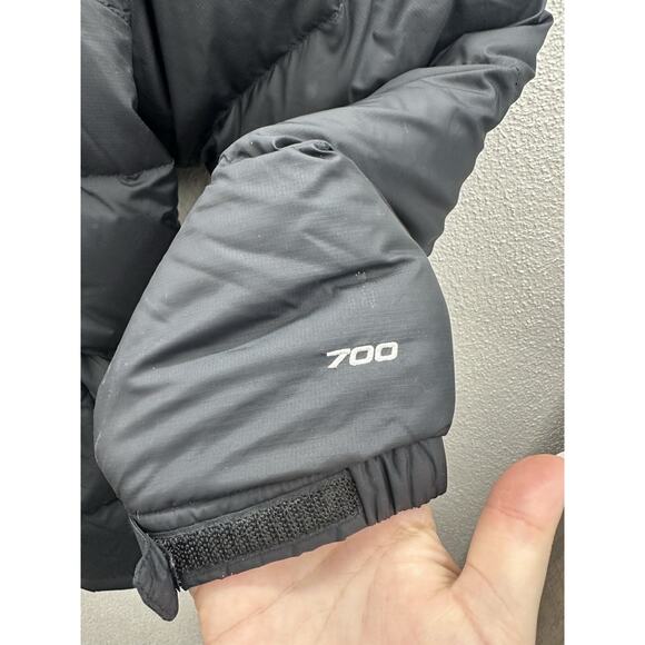 The North Face Mens Jacket Size Large Black Nuptse 700 Goose Down Puffer Zip Up - Picture 4 of 15